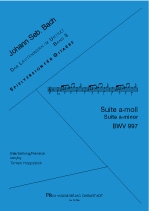 BACH J.S. (1685-1750 Alemania)<br><br>Suite a-moll BWV 997 (Hoppstock)